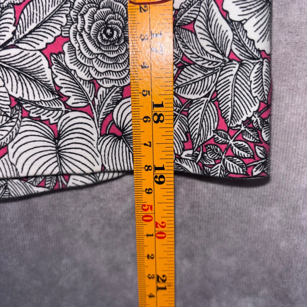 J.Jill Womens 6 Petite Black Floral Cottagecore Stretch Waist Skirt - Picture 5 of 8